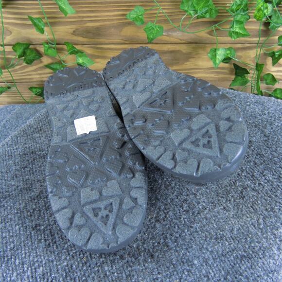 Bobs By Skechers Women's Plush Foam Shearling Style Gray Fabric Sz 7 Medium Used - Picture 6 of 6